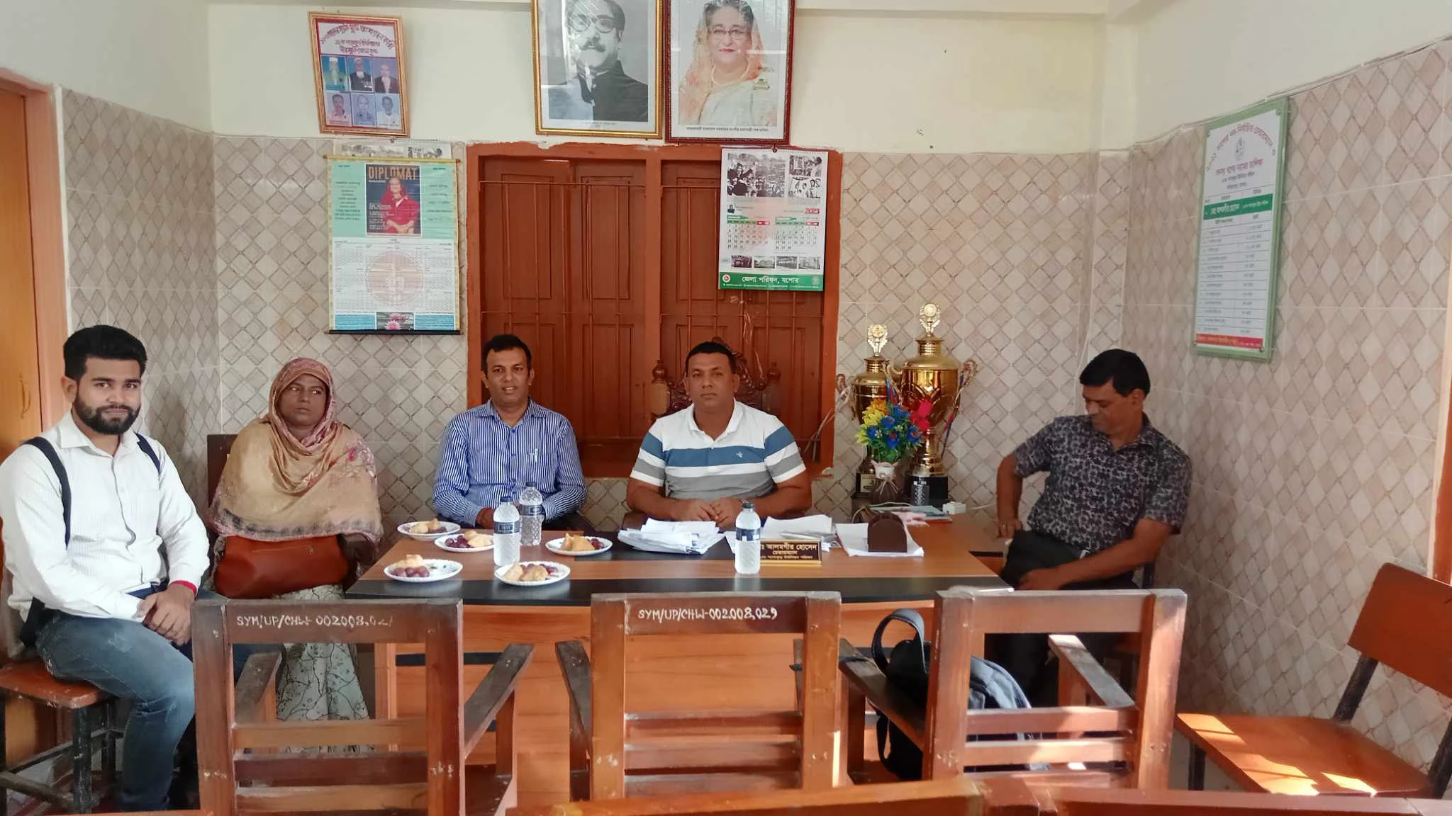 মণিরামপুরে গ্রাম আদালত কার্যক্রম পরিদর্শন