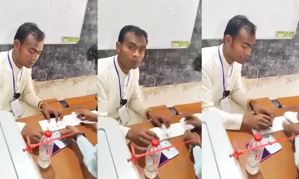 নৌকায় ৫৭ সেকেন্ডে ৪৩ সিল মারা সেই ছাত্রলীগ তুলে নেওয়ার অভিযোগ