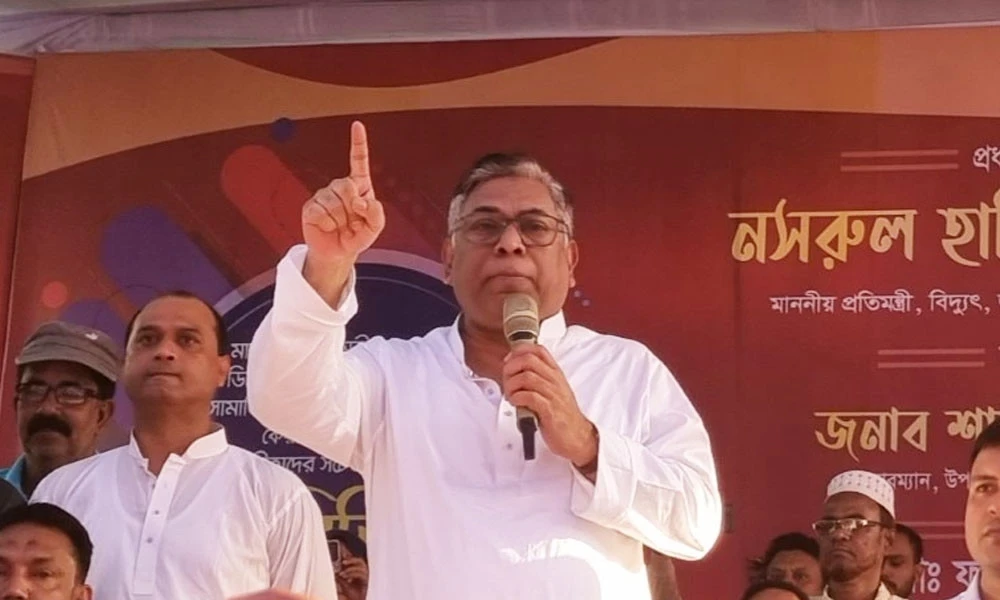 বিএনপি বয়স্ক ও বিধবা ভাতার পিন কোড চুরি করে টাকা নিয়ে গেছে: নসরুল হামিদ