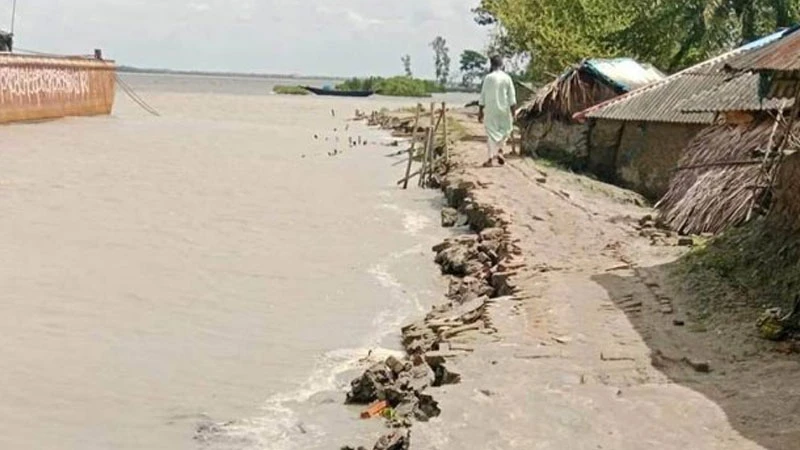 কপোতাক্ষের ভাঙনে নিঃস্ব এক গ্রামের ২৫০ পরিবার