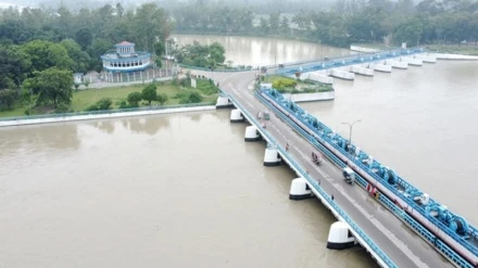 তিস্তায় আবারো বাড়ছে পানি, ডুবছে বাড়িঘর চরাঞ্চল, শঙ্কায় কৃষকরা