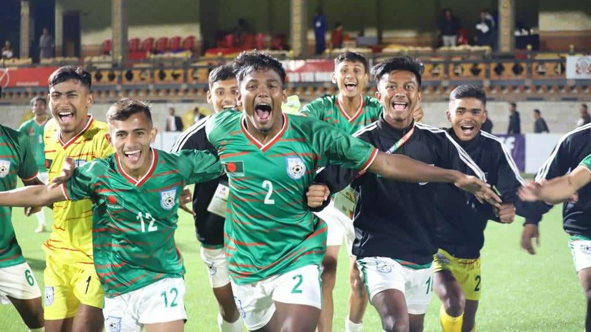 নেপালকে হারিয়ে সেমিতে এক পা বাংলাদেশের