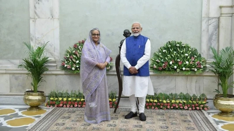 দিল্লিতে হাসিনা-মোদি বৈঠক: দু’দেশের সম্পর্ক আরো দৃঢ় করার ব্যাপারে আশাবাদ