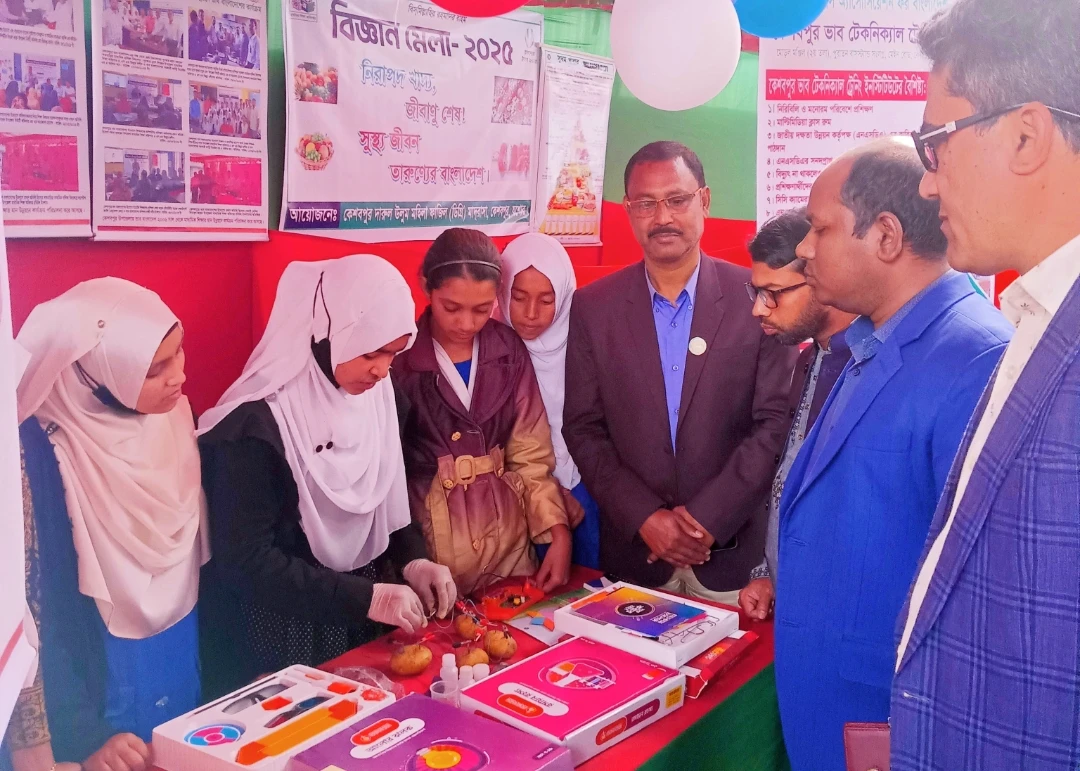 কেশবপুরে বিজ্ঞান মেলায় ভাব বাংলাদেশ প্রথম